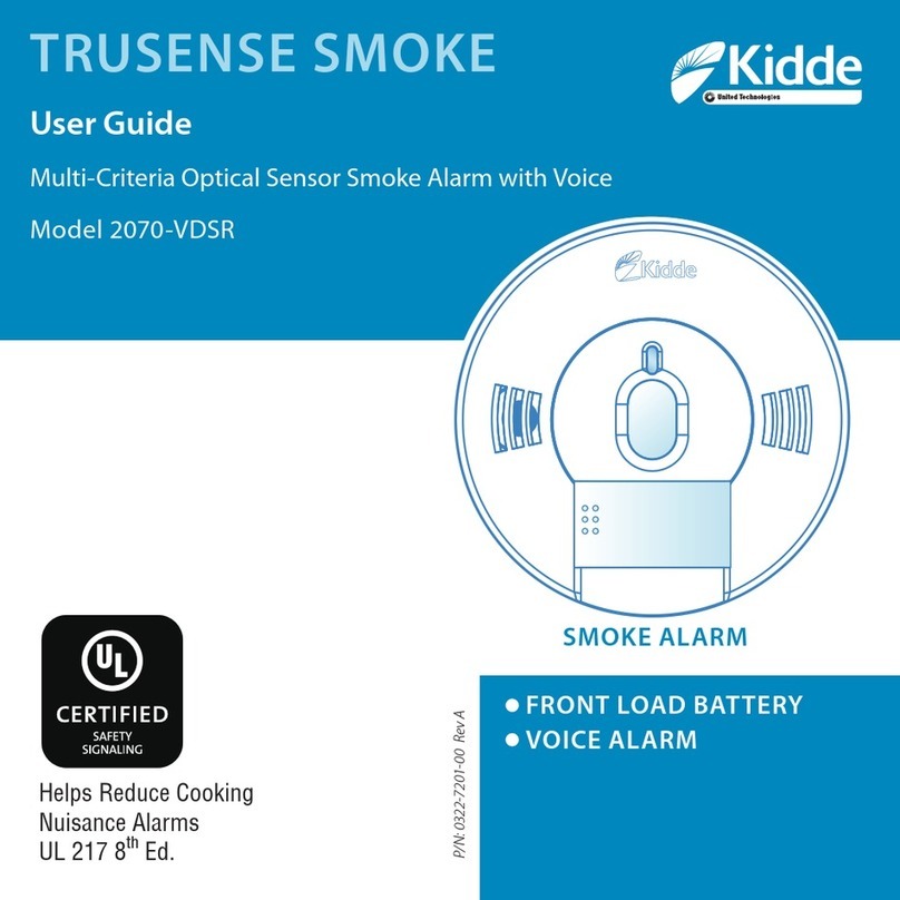Kidde 2070-VDSR user guide