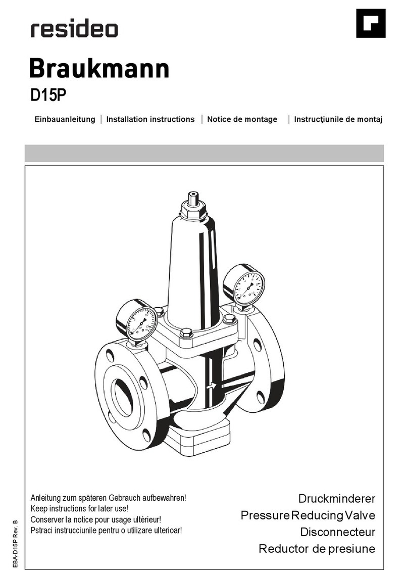 resideo Braukmann D15P installation instructions