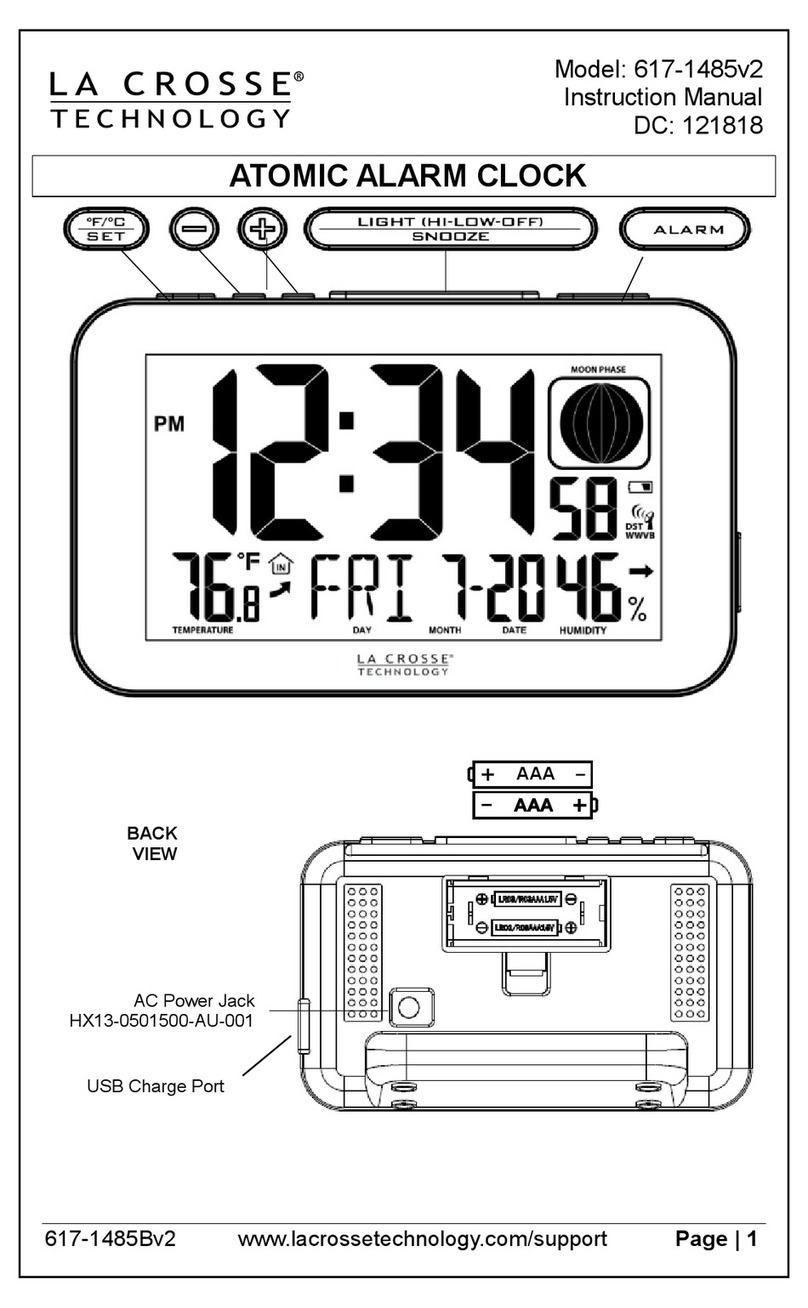 La Crosse Technology 617-1485v2 User manual