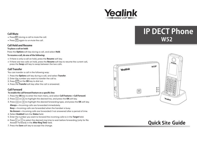 Yealink W52 quick guide