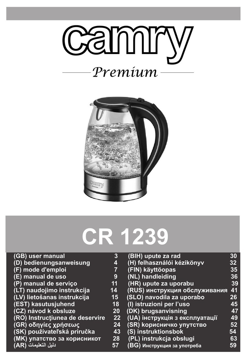 camry CR 1239 User manual