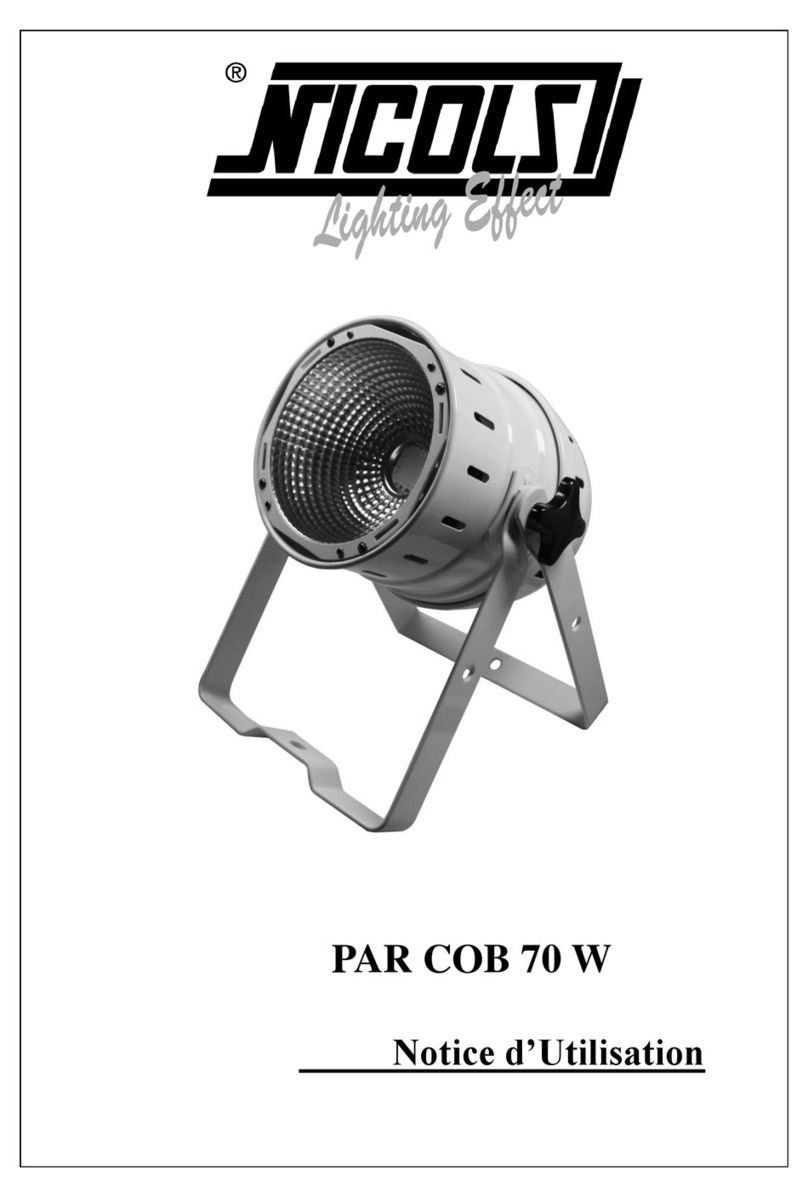 Nicols PAR COB 70 W user guide
