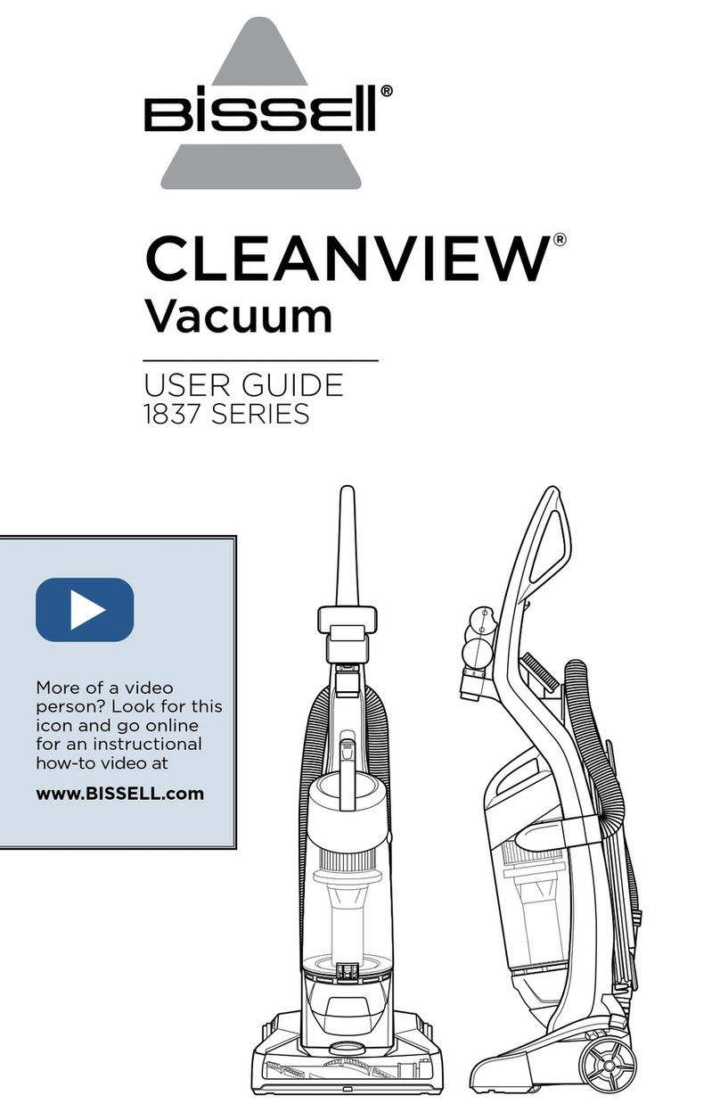 Bissell CLEANVIEW 1837 Series user guide