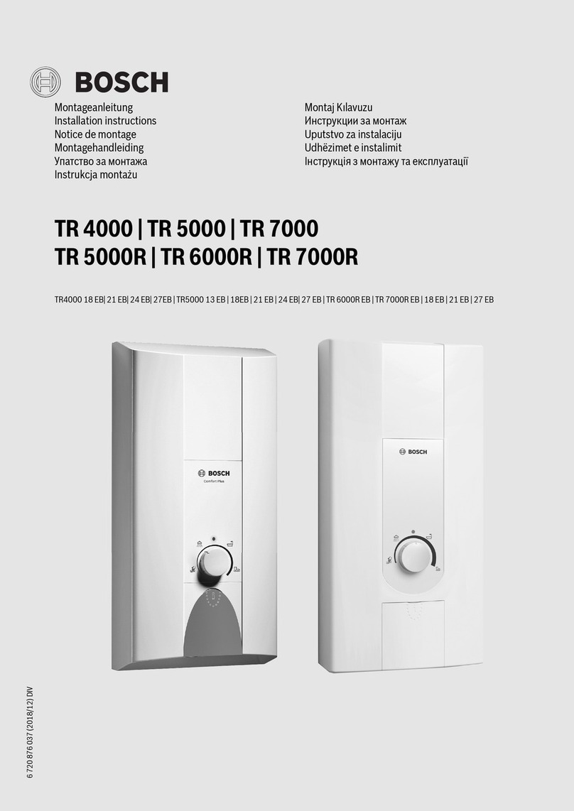 Bosch TR 5000 installation instructions