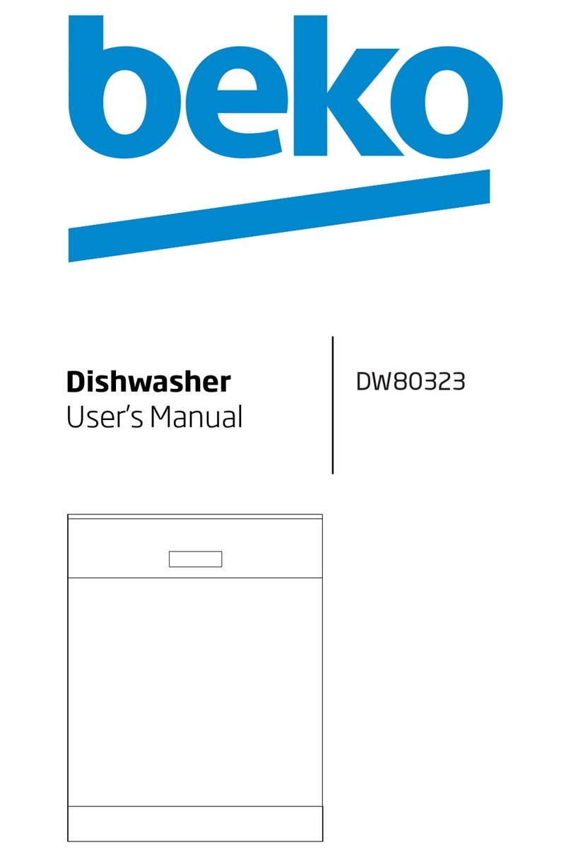 Beko DW80323 User manual