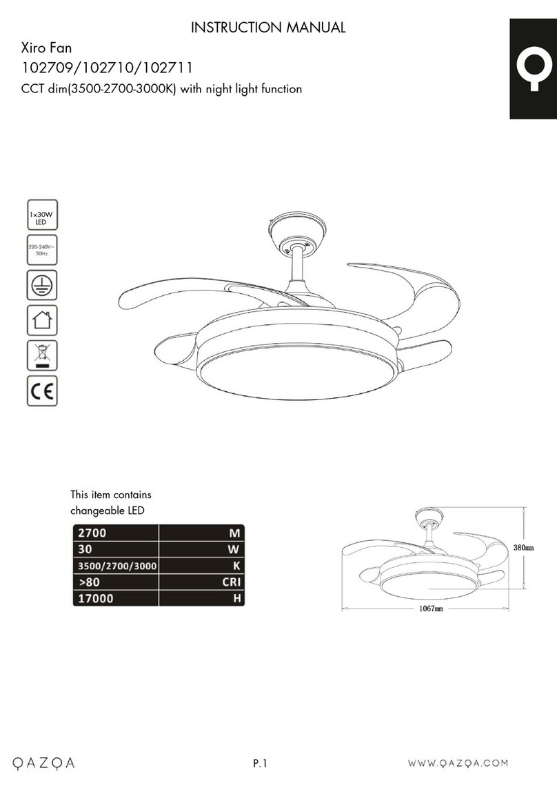 Qazqa Xiro 102709 User manual Qazqa Xiro 102709 User manual