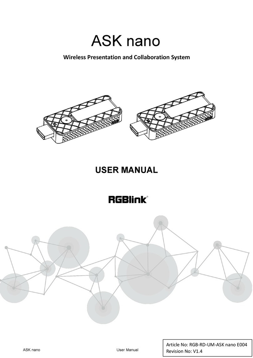 RGBlink RGB-RD-UM-ASK nano E004 user manual