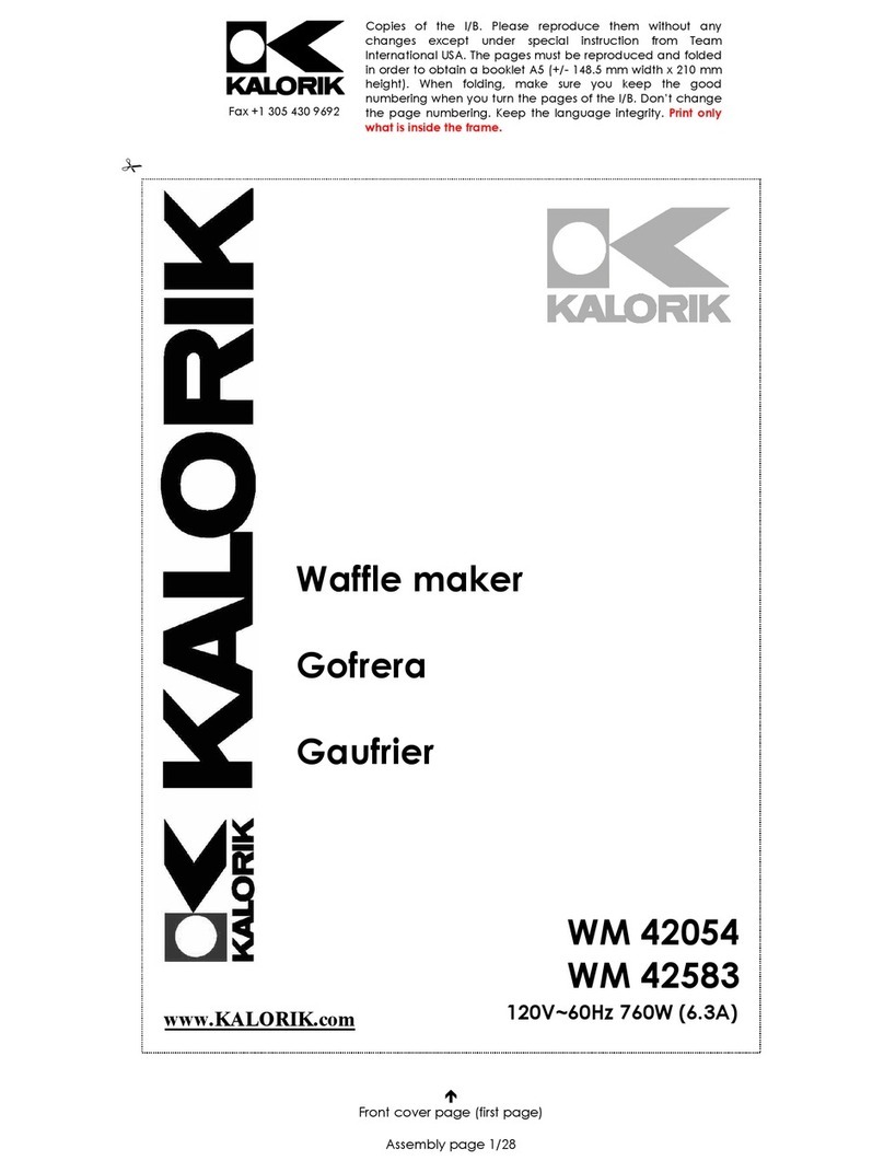Kalorik WM 42054 manual