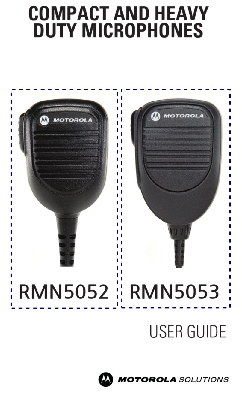Motorola solutions RMN5052 User manual