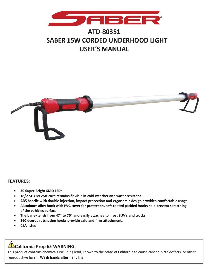Saber Compact ATD-80351 User manual