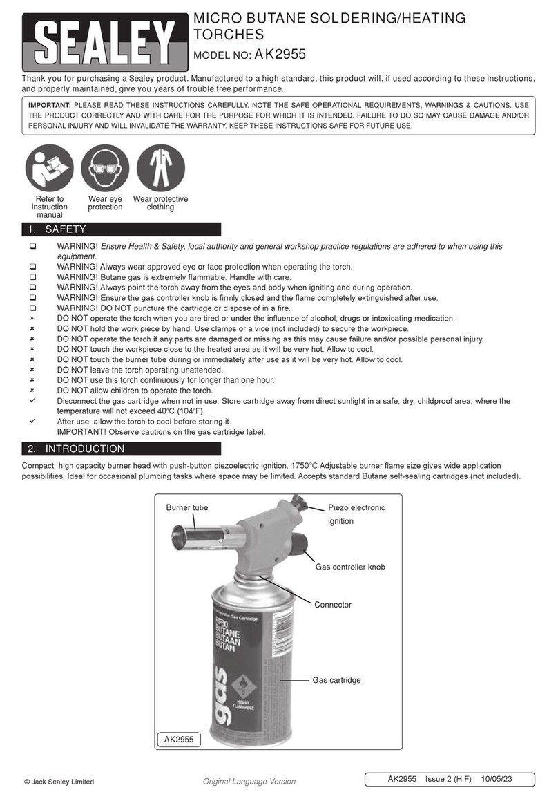 Sealey AK2955 User manual