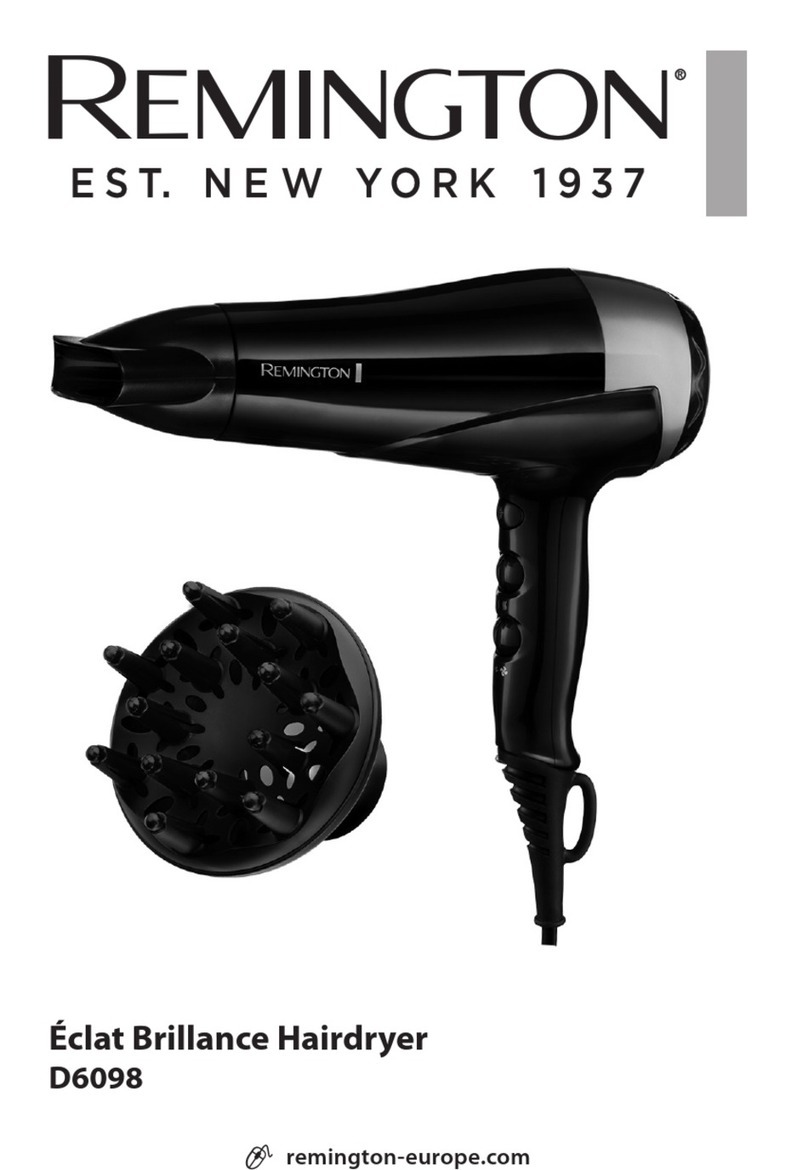 Remington Eclat Brillance D6098 manual