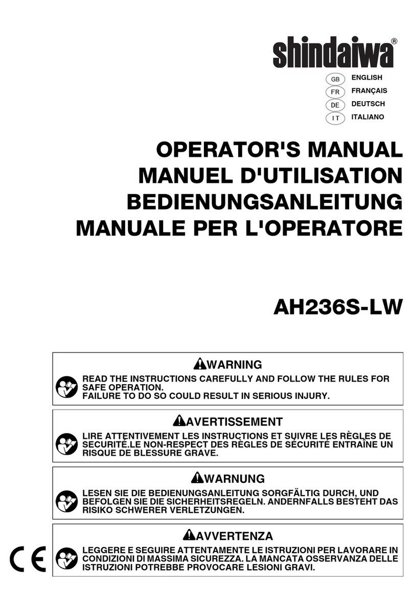 Shindaiwa AH236S-LW Operator's manual