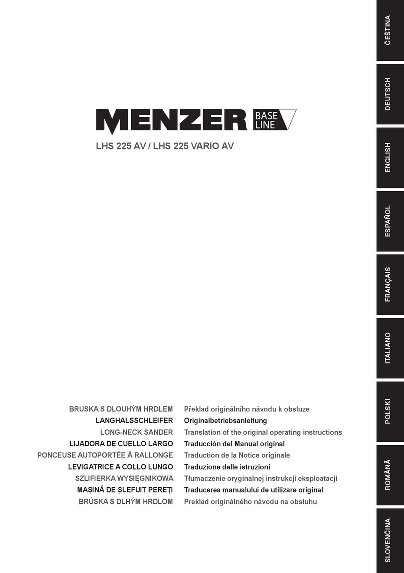 Menzer LHS 225 AV Translation of the original operating instructions