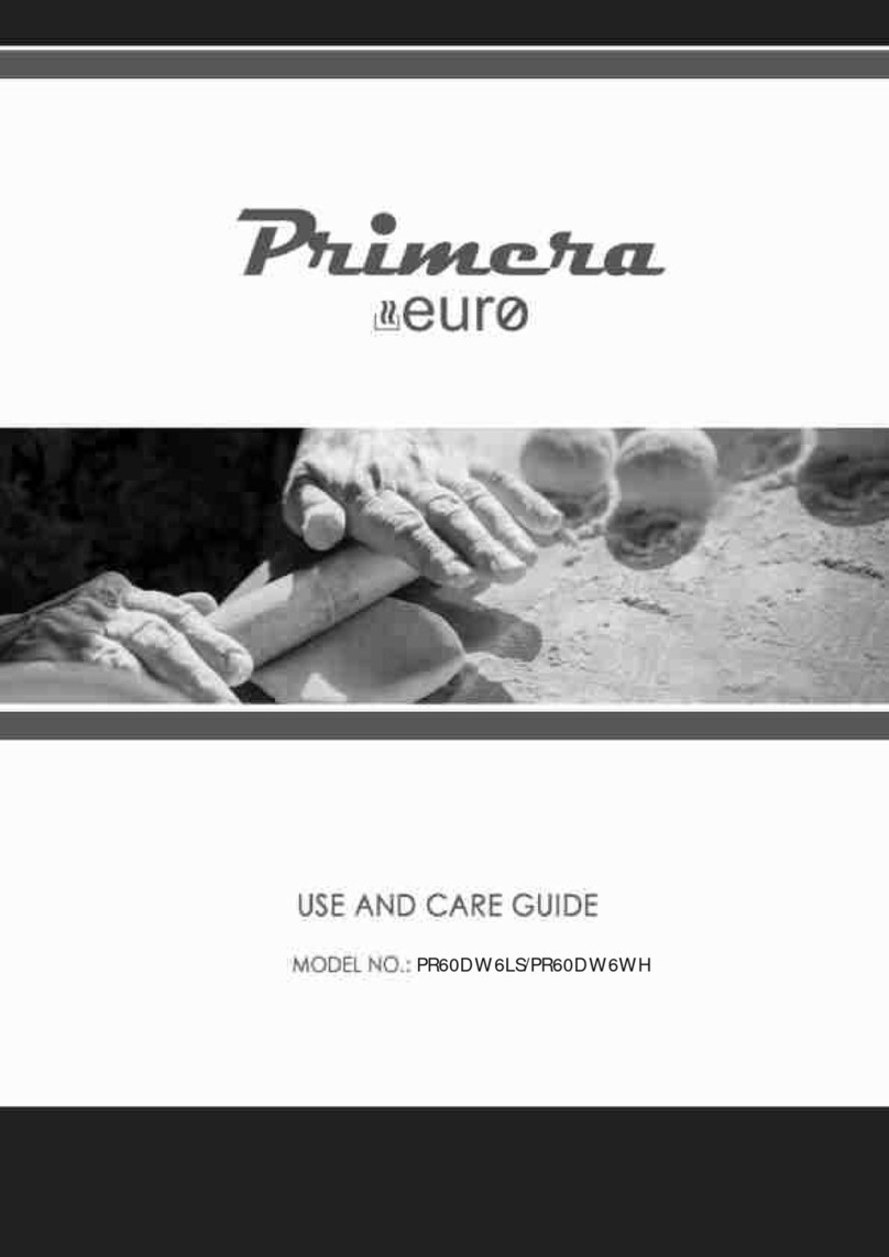 Primera PR60DW6LS Use and care guide