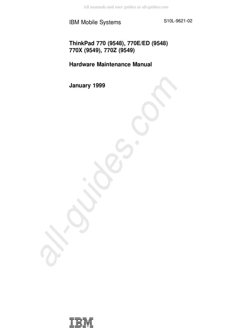 IBM ThinkPad 770ED Owner's manual
