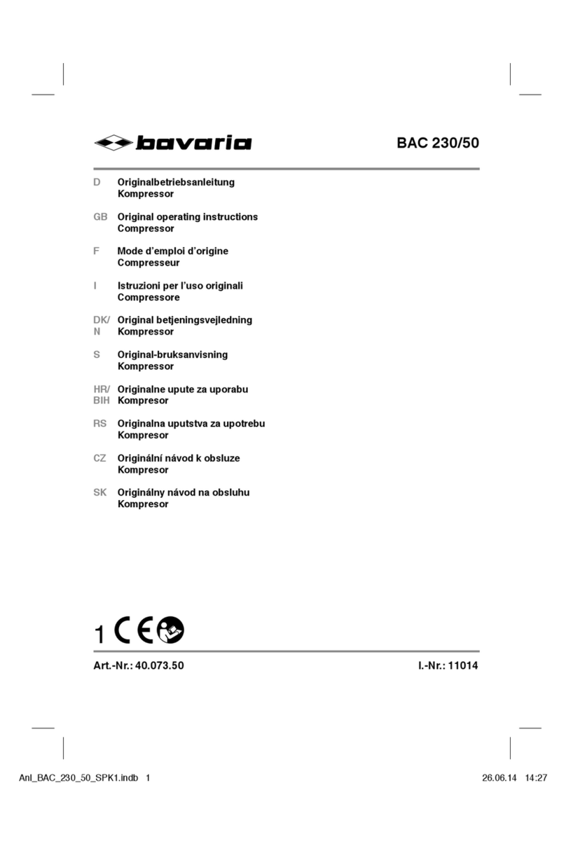 Bavaria BAC 230/50 Original operating instructions