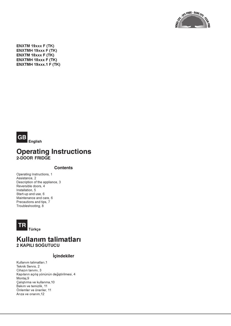 Hotpoint ENXTM 19 F Series User manual Hotpoint ENXTM 19 F Series User manual