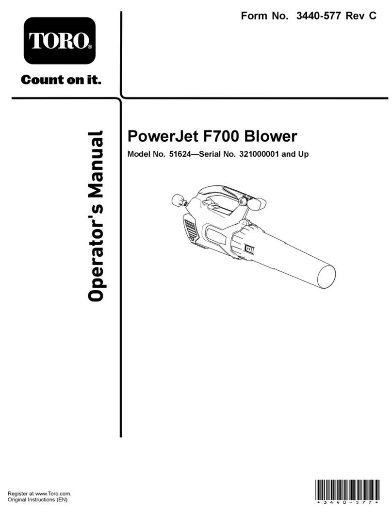 Toro PowerJet 51624 User manual