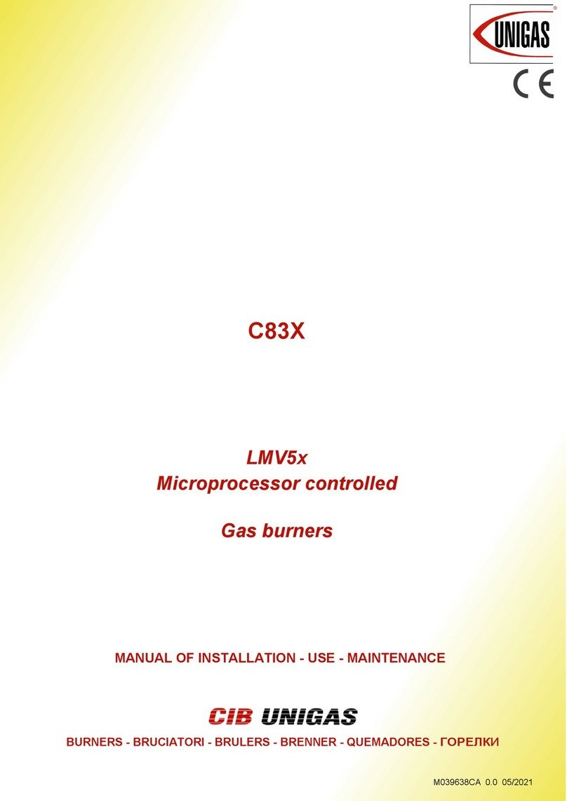 Unigas C83X User manual