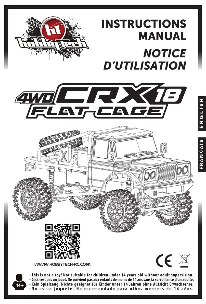 Hobbytech 4WD CRX18 FLAT CAGE instruction manual
