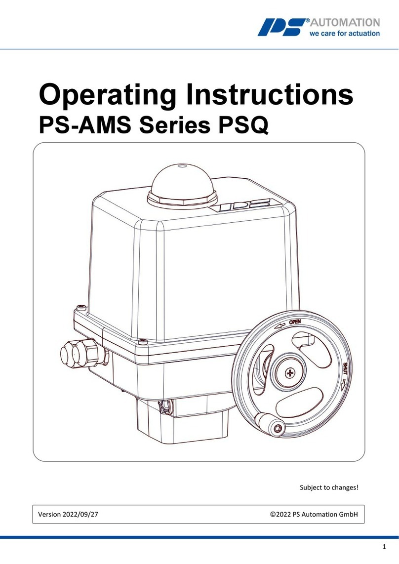 PS Automation PS-AMS Series User manual