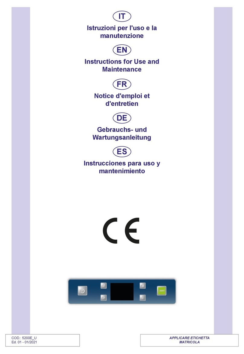 gel-o-mat ELEGANCE 50/II K Instructions for use and maintenance
