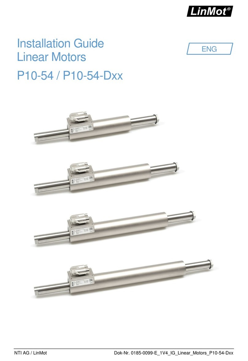 LinMot P10-54-D Series User manual