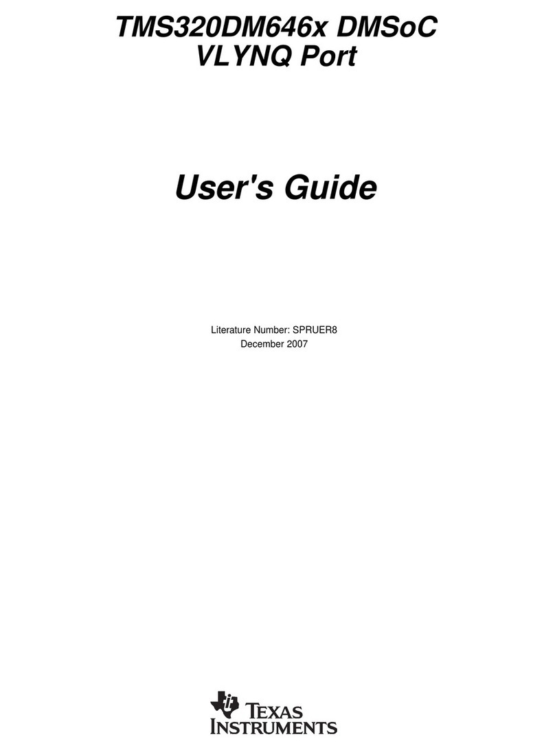 Texas Instruments TMS320DM646 Series user guide Texas Instruments TMS320DM646 Series user guide