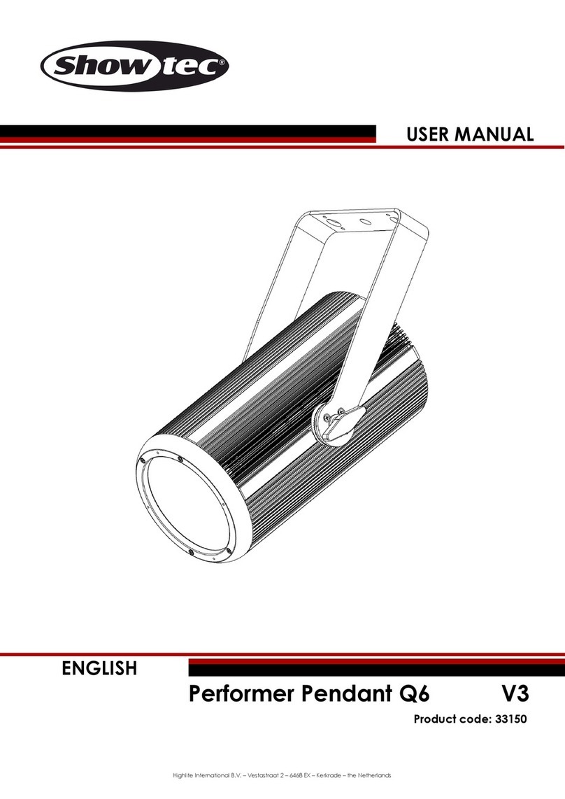 Show Tec Performer Pendant Q6 V3 User manual