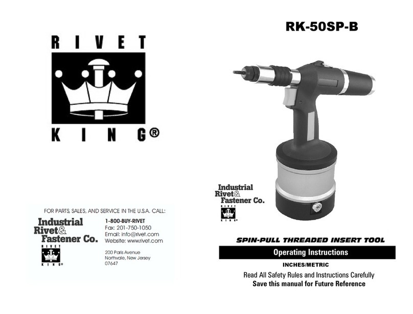 Rivet King RK-50SP-B operating instructions