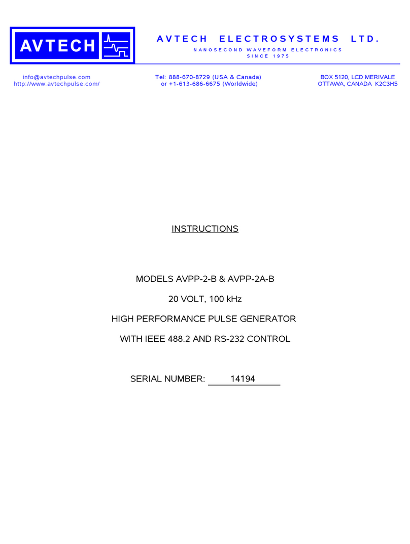 Avtech AVPP-2A-B User manual