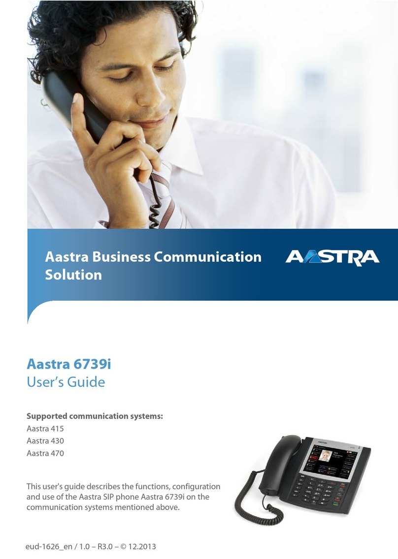 Aastra Clearspan 6739i User manual
