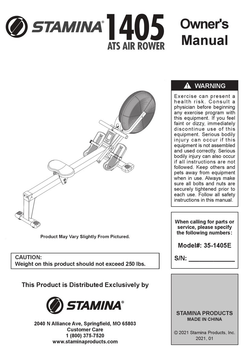 Stamina 1405 owner's manual