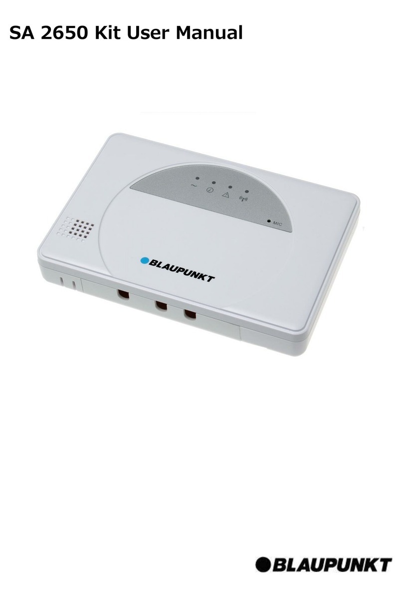 Blaupunkt SA 2650 user manual