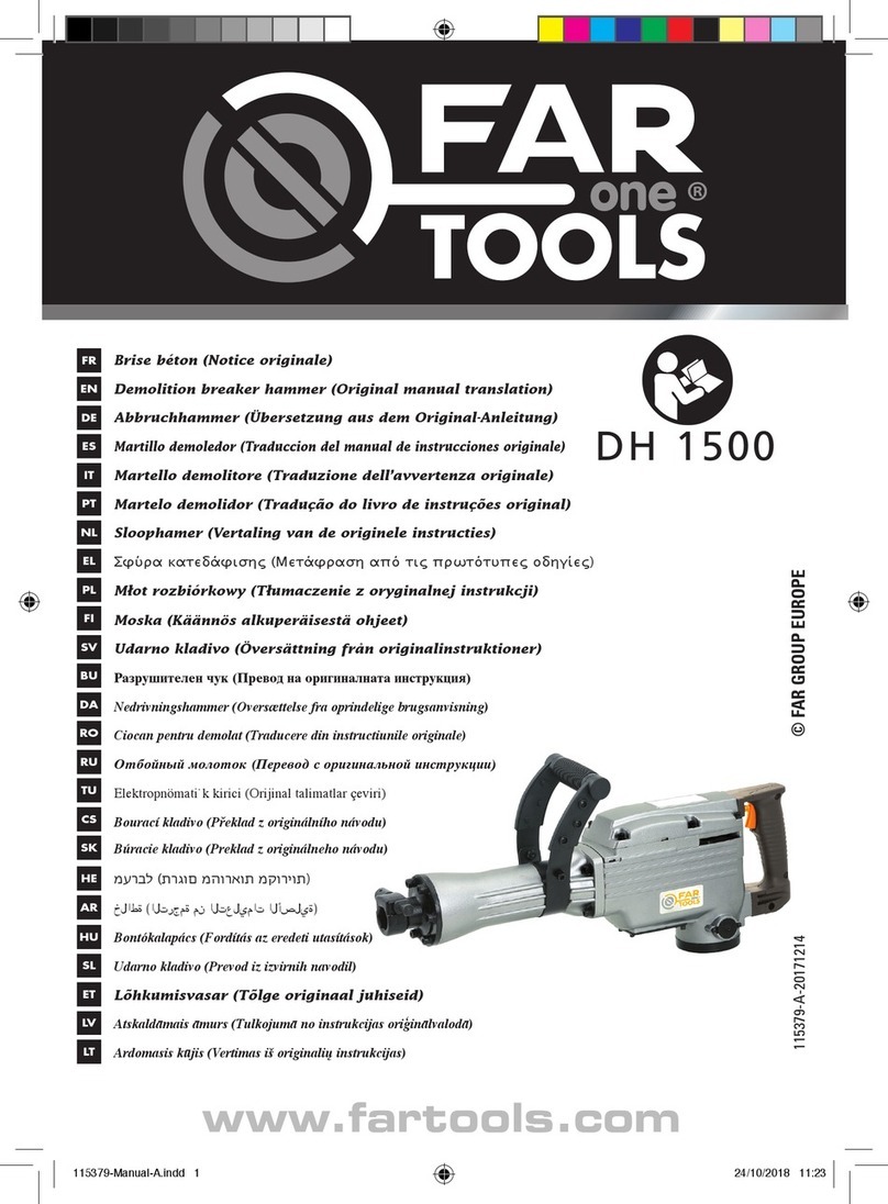 Far Tools One DH 1500 Original manual translation