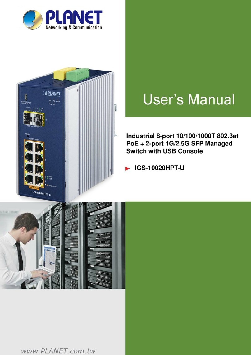 Planet IGS-10020HPT-U user manual Planet IGS-10020HPT-U user manual
