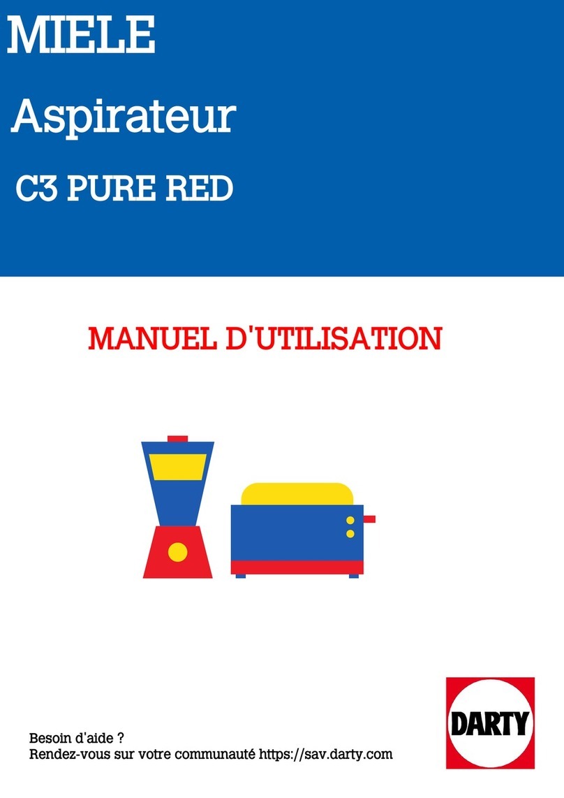 Miele C3 PURE User manual Miele C3 PURE User manual