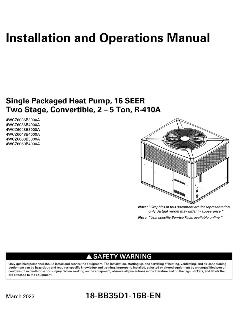 Trane 4WCZ6036B3000A User manual Trane 4WCZ6036B3000A User manual
