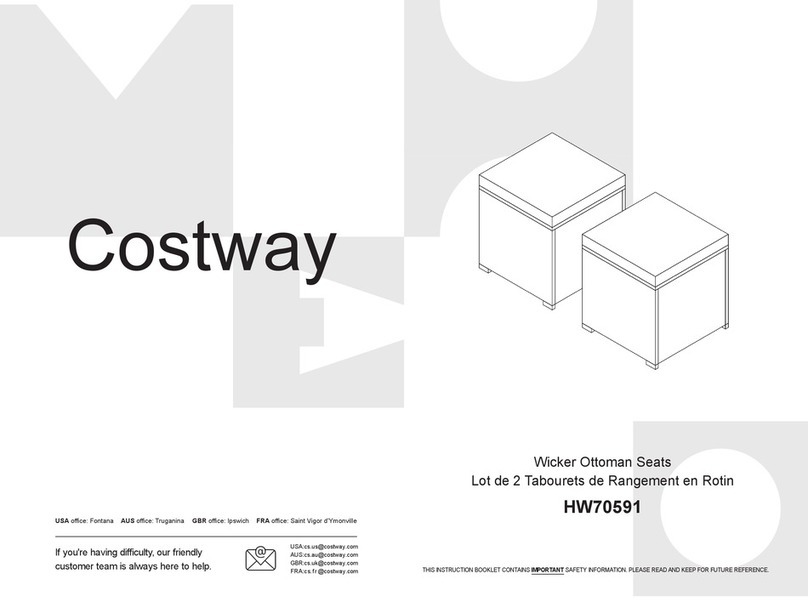 Costway Wicker HW70591 User manual
