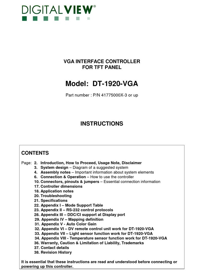 digitalview DT-1920-VGA instructions