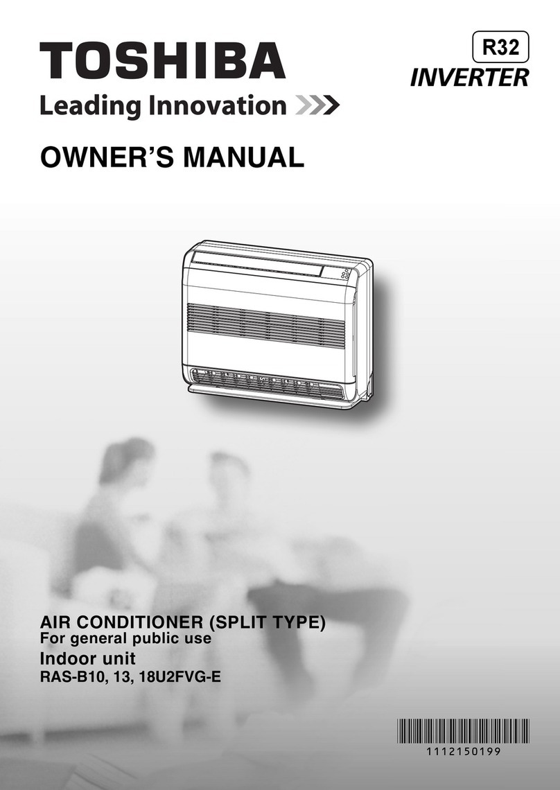 Toshiba RAS-B18U2FVG-E User manual