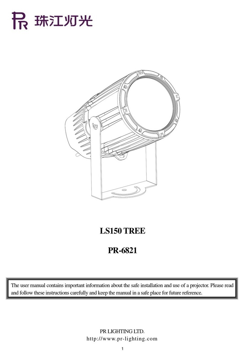 PR Lighting LS150 TREE User manual