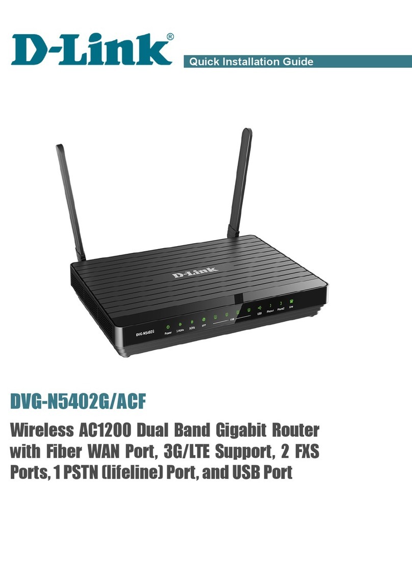 D-Link DVG-N5402G/ACF User manual D-Link DVG-N5402G/ACF User manual