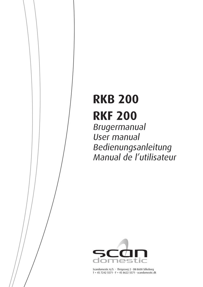Scandomestic RKB 200 User manual