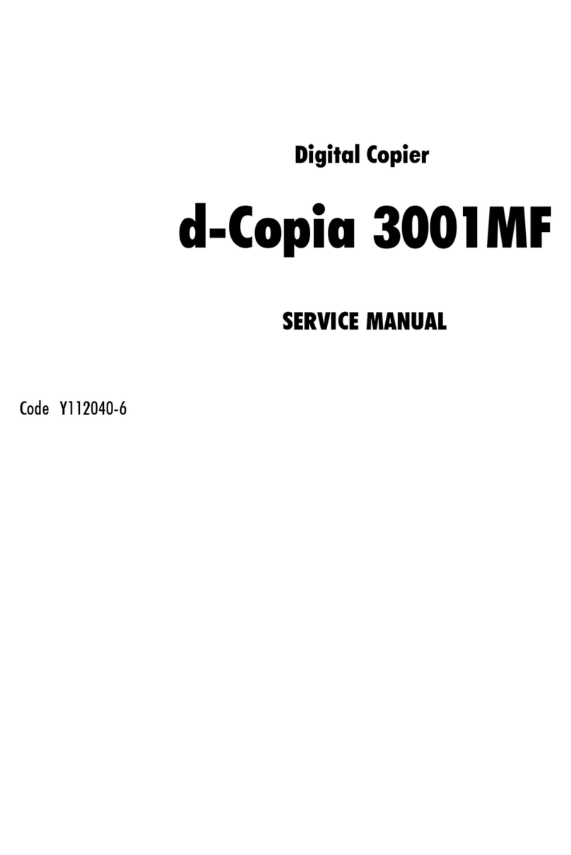 Olivetti d-Copia 3001MF Service manual
