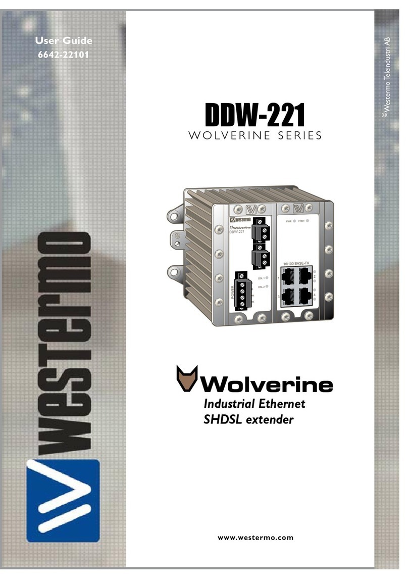 Westermo Wolverine DDW-221 User manual