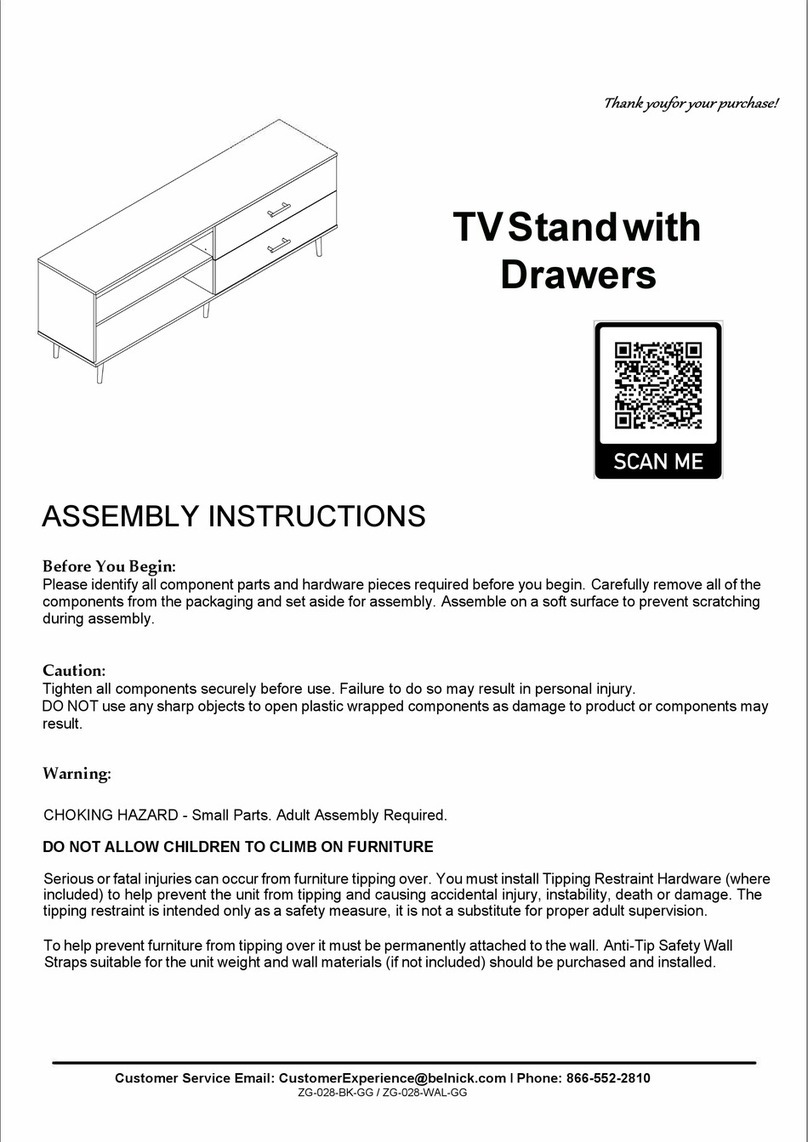 Belnick ZG-028-BK-GG Assembly instructions