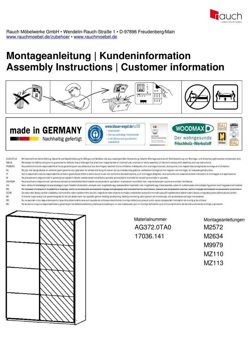 Rauch M2572 Assembly instructions