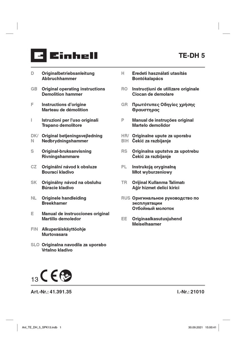 EINHELL TE-DH 5 User manual